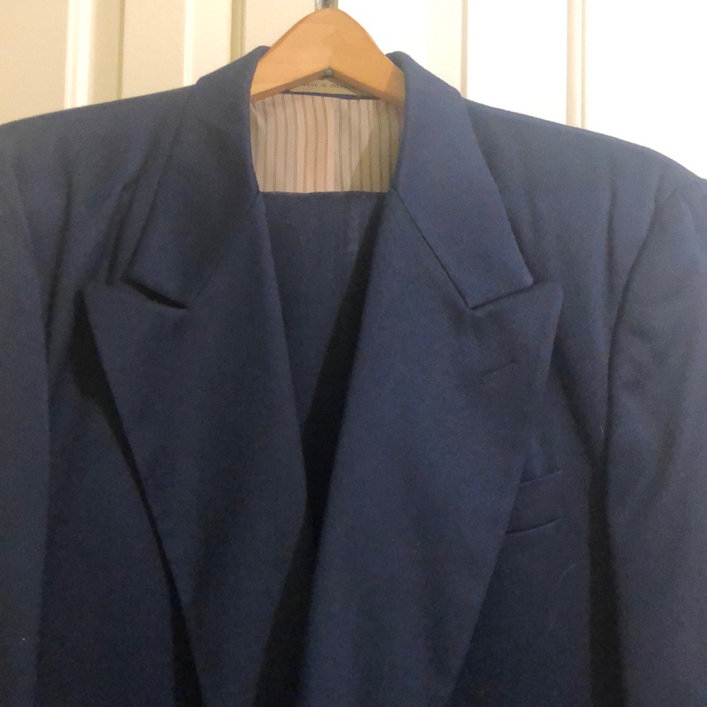 Men’s Navy Blue Pant Suit